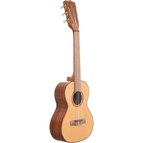 KALA Gloss Solid Cedar Acacia 6-String Tenor Ukulele