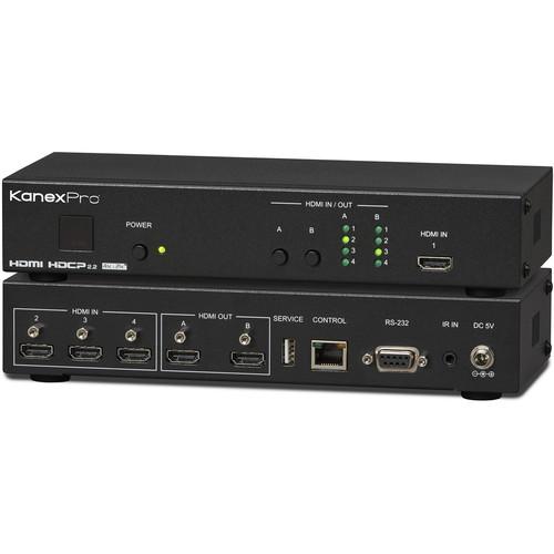 KanexPro 4 x 2 HDMI 4K 60 Matrix Switcher with HDR10 & EDID Management