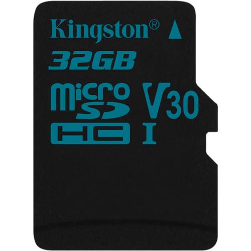 Kingston 32GB Canvas Go! UHS-I microSDHC Memory Card