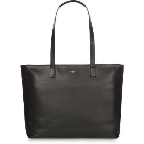 KNOMO USA Maddox Leather Laptop Tote Bag 15"