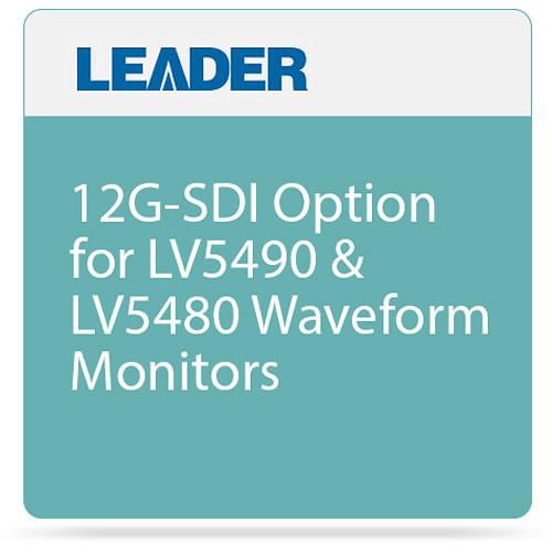 Leader 12G-SDI Option for LV5490 & LV5480 Waveform Monitors