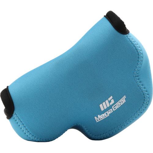 MegaGear Ultra-Light Neoprene Camera Case with Carabiner for Olympus OM-D E-M10 Mark III with 14-42mm