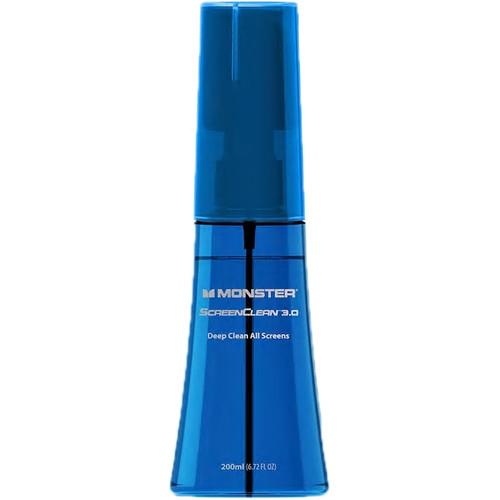 Monster Cable ScreenClean 3.0 Spray with Cleaning Cloth