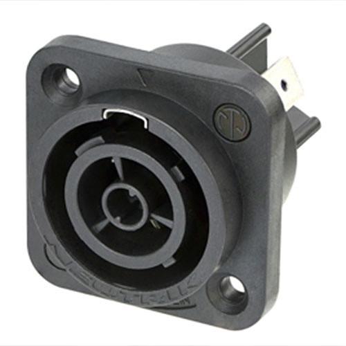 Neutrik NAC3FPX-TOP powerCON TRUE1 Female Receptacle with 1 4" Flat Tab Terminals
