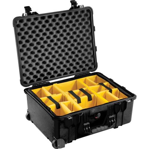 Pelican 1564 for the Waterproof 1560 Case with Yellow and Black Divider Set