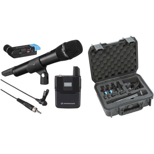 Sennheiser AVX-Combo SET Digital Camera-Mount Wireless Combo Microphone System with Case Kit