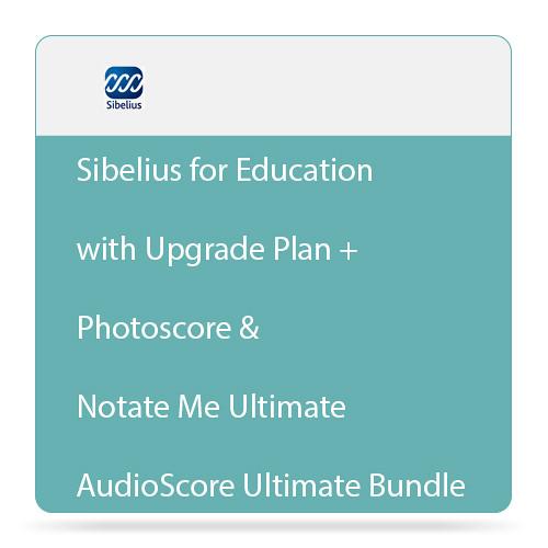 Sibelius Ultimate Bundle with Upgrade Plan, Photoscore & Notate Me Ultimate, and AudioScore Ultimate
