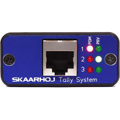 SKAARHOJ Micro Tally Box with Three Lamps Program Preview Tally