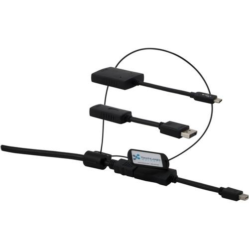 TechLogix Networx HDMI Cable with USB-C, DisplayPort & Mini DisplayPort Adapters