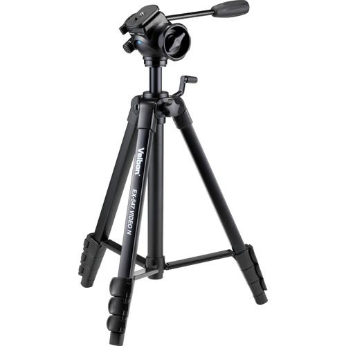 Velbon EX-547 VIDEO N 4-Section Aluminum Tripod with 2-Way Pan Tilt Head