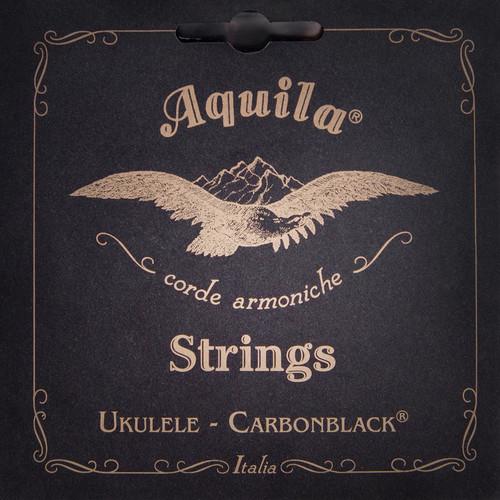Aquila 143U High G Tenor Uke String Set - GCEA Tune Carbon Black