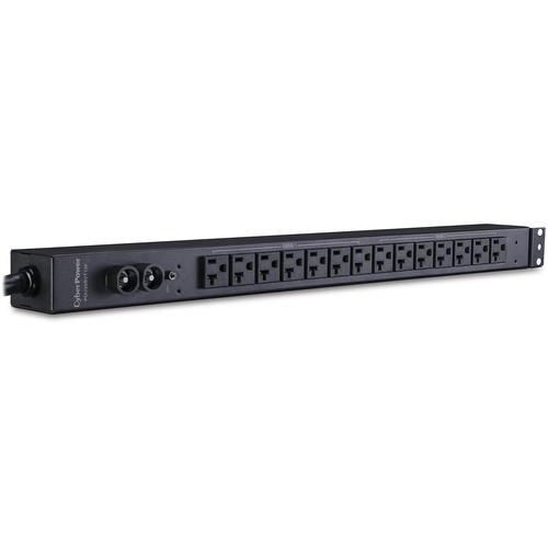 CyberPower PDU 24A 100-120 50 60Hz Nema L5-30P Plug 14 Nema 5-20R, 0U Rackmount, 10
