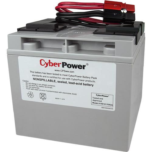 CyberPower Replacement Battery Cartridge for PR1500LCD, 2 Batteries, 12V 72Ah, Sealed Lead-Acid, 18 Month Warra