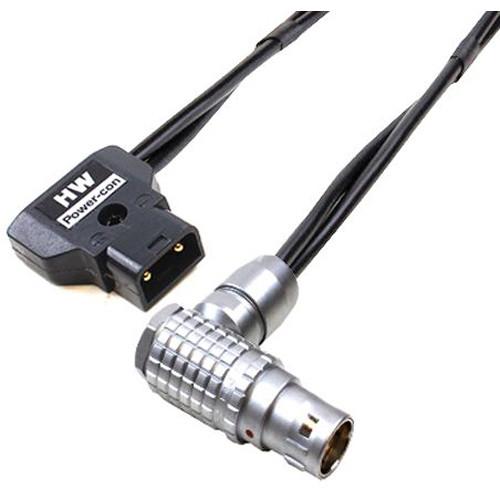Hawk-Woods D-Tap Male to 8-Pin LEMO Right-Angle Female Power Cable for Arri Alexa Alexa Mini Amira