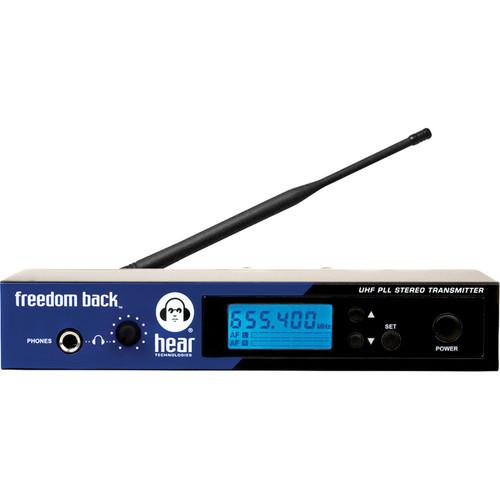 Hear Technologies Freedom Back Transmitter UHF Wireless Transmitter with Rackmount Kit
