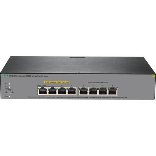 HP OfficeConnect 1920S 8-Port Gigabit PPoE Managed Switch