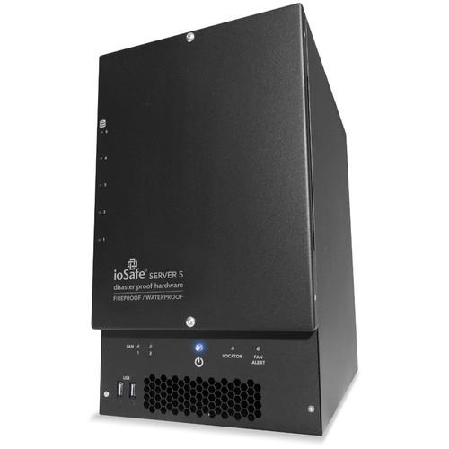 IoSafe Server5 Disaster Protection Intel Processor D-1520 1521 64GB 10TB 5-Bay Raid w o OS