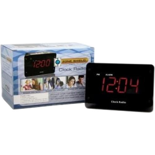 KJB Security Products Zone Shield Clock Radio with 4K UHD Covert Camera & DVR