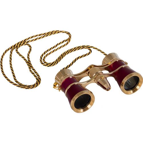 Levenhuk Broadway 325F Opera Glasses with Chain