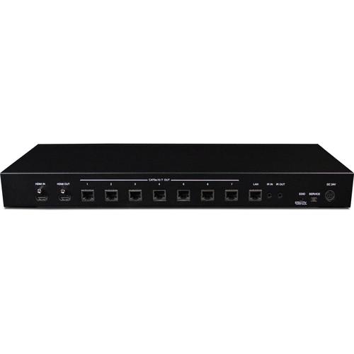 Link Bridge HDMI 1x8 Splitter over 7x HDBaseT and 1x HDMI