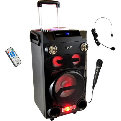Pyle Pro Portable Bluetooth Karaoke and Music Streaming Speaker System