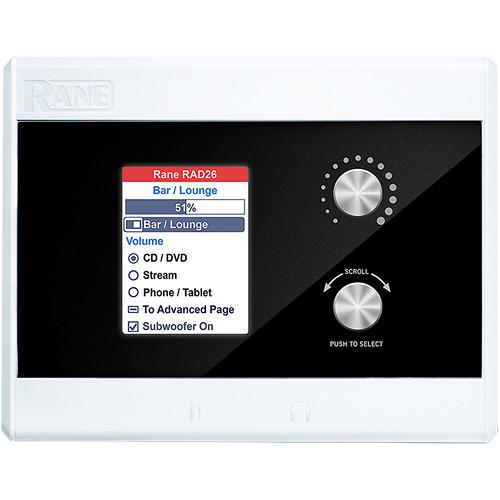 Rane Commercial Remote Audio Device Interface with Dual Input, Output, Logic with Level, and Source Selection