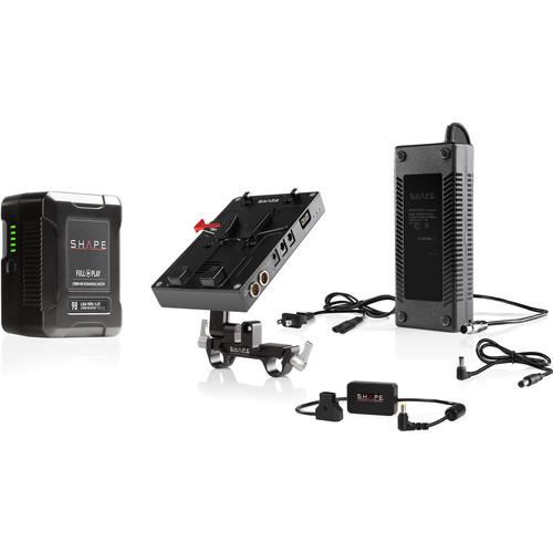 SHAPE D-Box Camera Power & Charger Kit with 98Wh Battery for EVA1 FS7 FS7M2 FS5 FS5M2