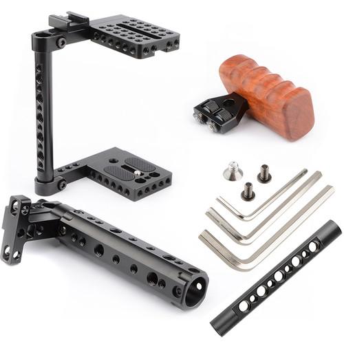 CAMVATE Camera Cage With Top And Left-Side Handle