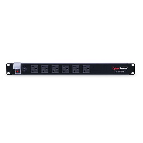 CyberPower 120V,50Hz 60Hz, Nema 5-20P Plug, 12 Nema 5-20R Outlets,1U Rackmount, 15