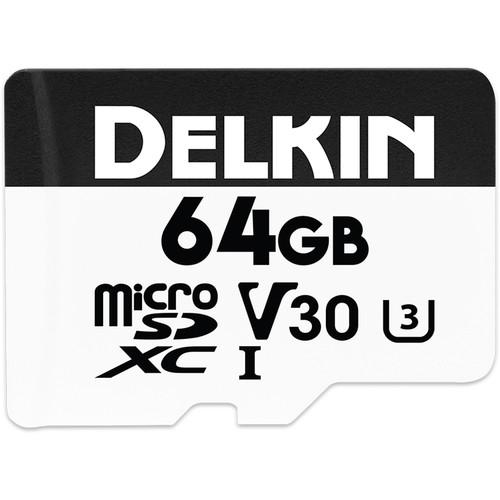 Delkin Devices 64GB Advantage UHS-I microSDXC Memory Card