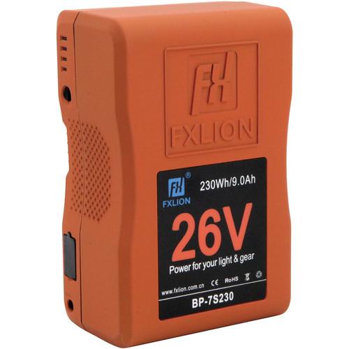 Fxlion BP-7S230 26V Lithium-Ion V-Mount Battery for LED Light and Cine Camera