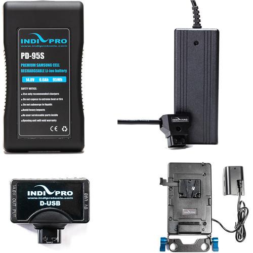 IndiPRO Tools Blackmagic Pocket Cinema 4K 95Wh V-Mount Battery Kit