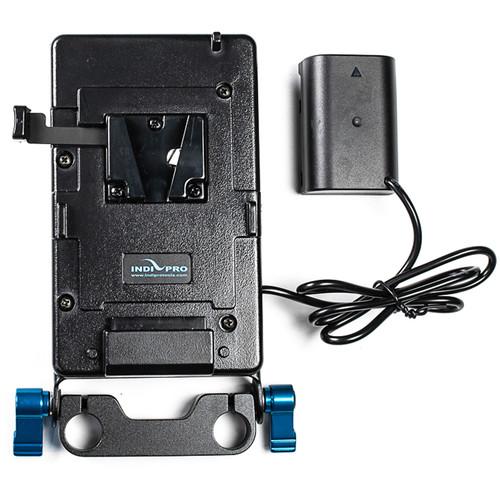 IndiPRO Tools V-Mount Plate to Panasonic DMW-BLF19-Type Dummy Battery