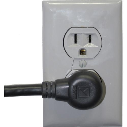 Lowell Manufacturing IEC Power Cord ,90-Degree-Left-Plug - 12"
