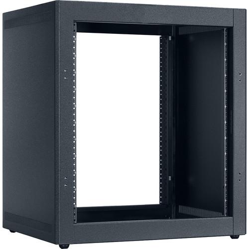Lowell Manufacturing Rack-Desktop-12U, 18" Deep, Front Rear Rails