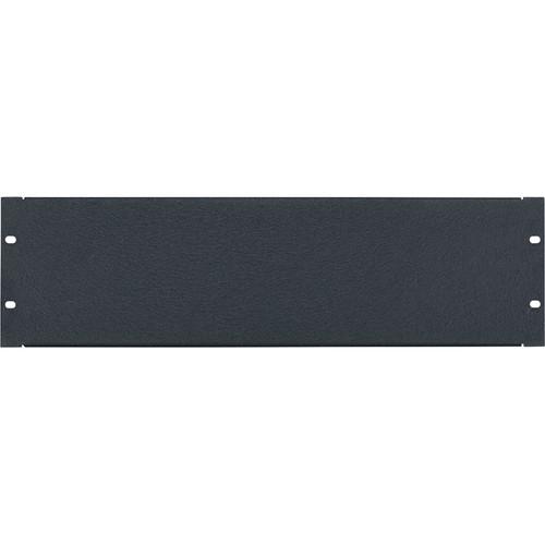 Lowell Manufacturing Rack Panel-Blank-3U, 16Ga Flanged Aluminum