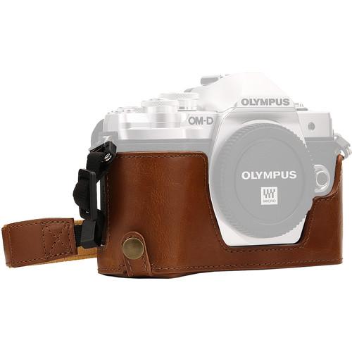MegaGear Ever Ready Half Case and Strap for Olympus OM-D E-M10 Mark III