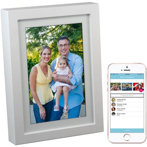 PhotoSpring 8" Wi-Fi Digital Photo Frame & Album