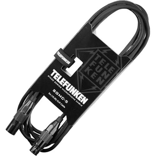 Telefunken SGMC-5 Stage Series Microphone Cable with Straight XLR Connectors