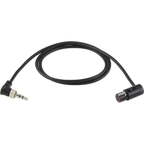 Cable Techniques 18" Mini TRS to Low-Profile TA3F Sennheiser EK 2000 Output cable