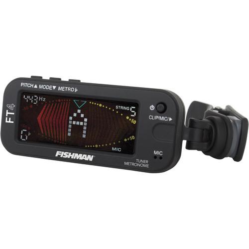 Fishman FT-4 Digital Headstock Tuner and Metronome with Color Display