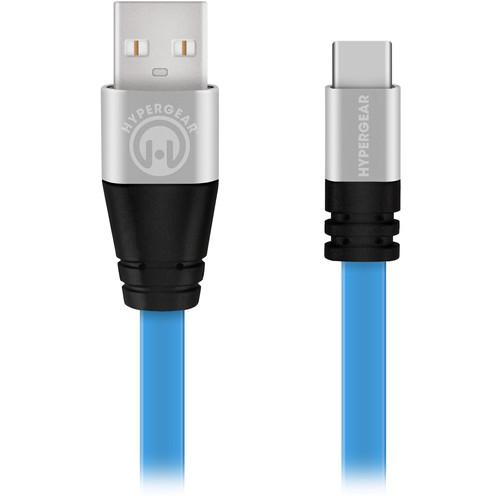 HyperGear Flexi USB 2.0 Type-A to USB Type-C Charge & Sync Flat USB Cable