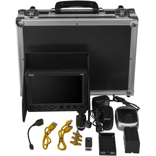 ikan VXF7-DK 7" On-Camera Field Monitor Deluxe Kit