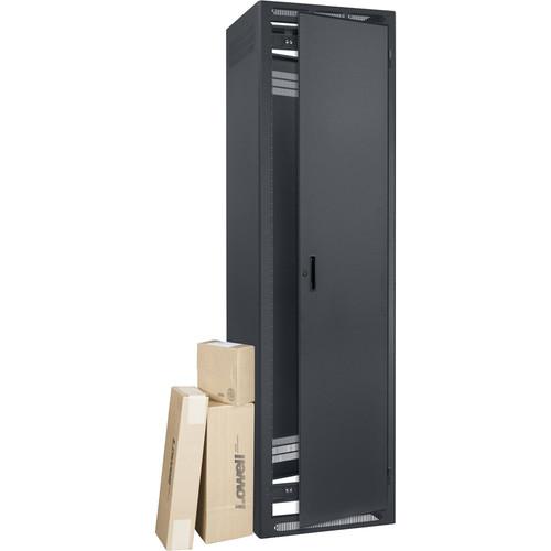 Lowell Manufacturing LER Rack-44U, 27" Deep, with AV Accessory Bundle