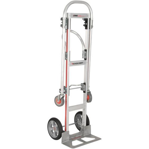 Magliner Gemini Sr. Convertible Hand Truck with 10 x 2.75" Microcellular Foam Wheels