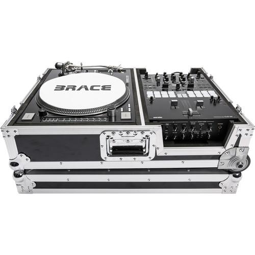 Magma Bags Scratch Suitcase Heavy-Duty Road Case for Turntable and 10" Battle Mixer