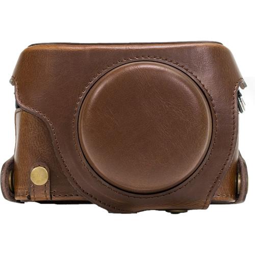 MegaGear PU Leather Camera Case for Panasonic Lumix DMC-LX100