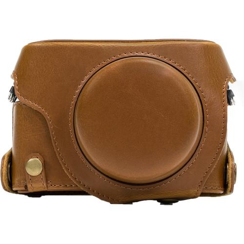 MegaGear PU Leather Camera Case for Panasonic Lumix DMC-LX100