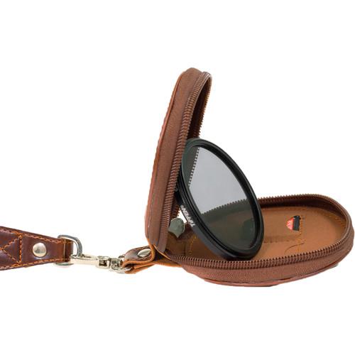 MegaGear PU Leather Shoulder Neck Camera Strap and Storage Case