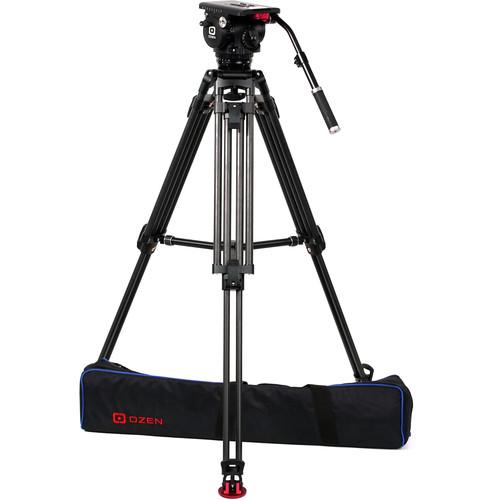 OZEN 100CF2HD 100mm Carbon Fiber Tripod & Agile 18 Fluid Head System